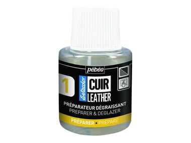 Préparateur dégraissant pour cuir Pébéo - Setacolor Cuir - 110 ml