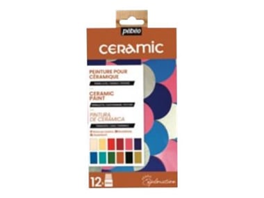 Set d'exploration Ceramic Pébéo - 12 x 20 ml