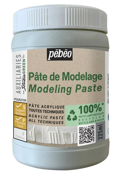Pot 225 mL de pâte de modelage Pébéo - Studio Green