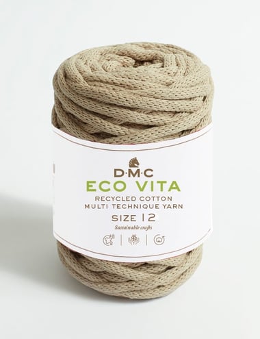 Pelote de fil à tricoter - DMC - Eco Vita 12 - Beige 003