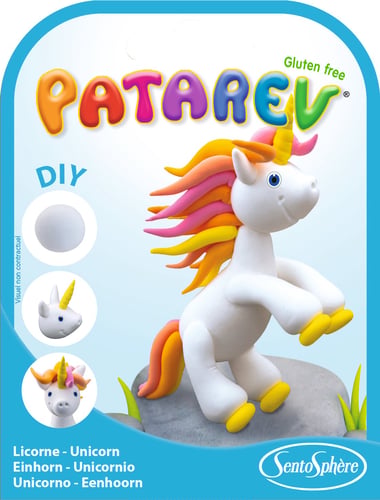 Sentosphère Patarev Petit Marché - Pasta Modellabile Per Bambini Dai 5 Anni - Crea Frutta E Verdura