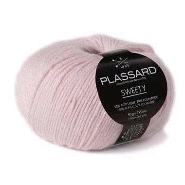 Pelote de fil à tricoter - Plassard - Sweety - Rose clair 30