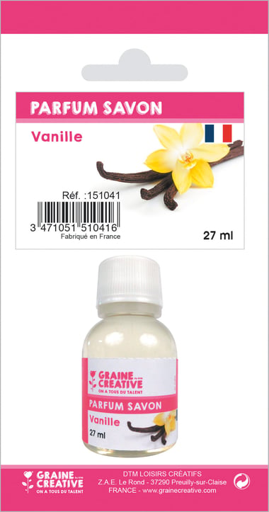 Parfum pour savon - Vanille - 27 ml