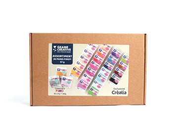Lot de 26 Fimo - 26 couleurs - 57 g