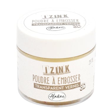 Poudre à embosser Aladine - 25ml - transparent vernis