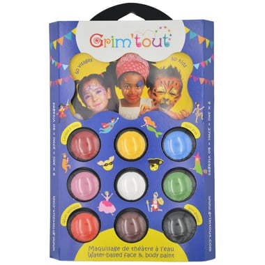 Grim'tout - Palette de 9 couleurs - Carnaval