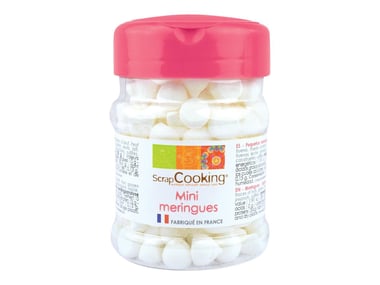 Mini meringues ScrapCooking® - Blanc - 35 g