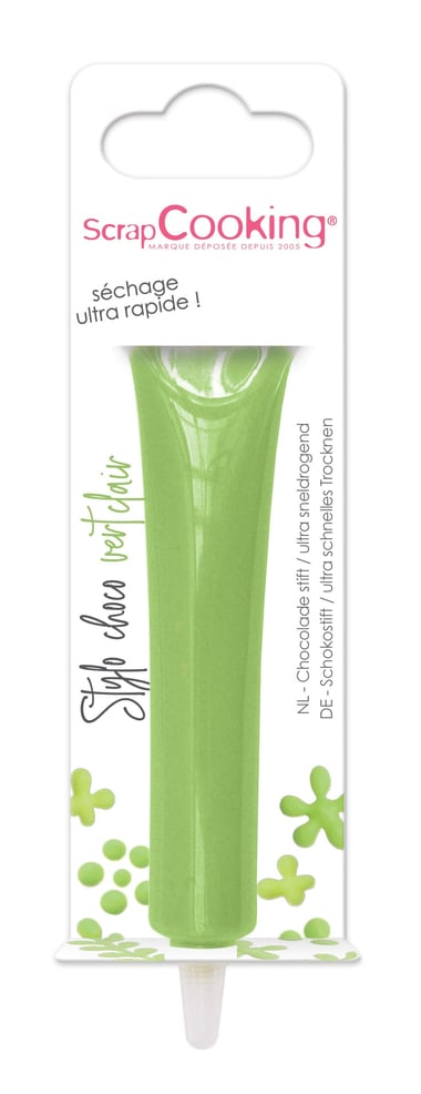 Stylo de glaçage chocolat ScrapCooking® - Vert clair - 25 g