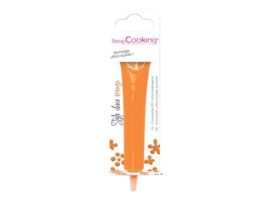 Stylo de glaçage chocolat ScrapCooking® - Orange - 25 g
