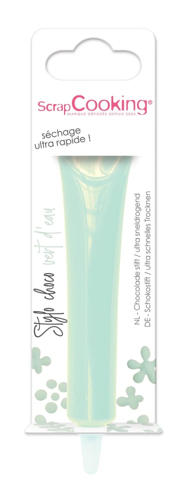Stylo de glaçage chocolat ScrapCooking® - Vert d'eau - 25 g