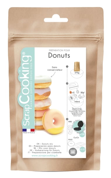 Préparation à donuts ScrapCooking® - 270 g