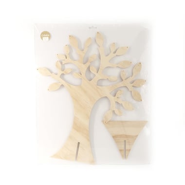 Arbre en bois feuillage - 60 cm - Créalia 