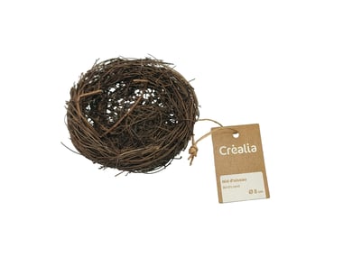Nid oiseau - 8 cm - Collection Pâques - Créalia 