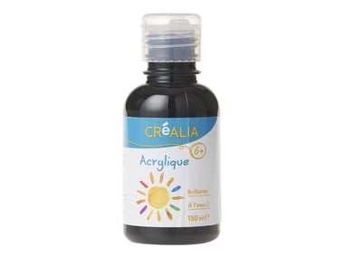 Acrylique brillant - 150ml - noir