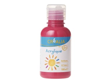 Peinture acrylique brillante - 150 ml - rouge primaire