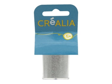 Paillettes en flacon de 10gr - Blanc irisé - Créalia