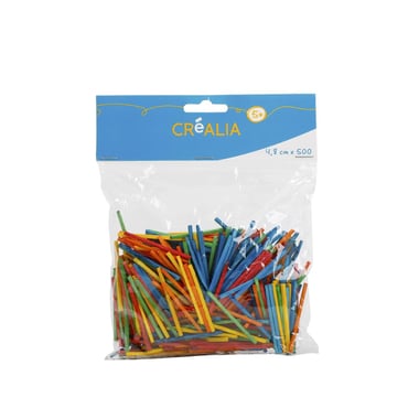 Set de 500 allumettes bois teinté - Créalia