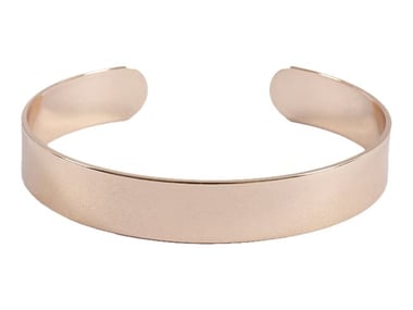 Bracelet manchette 10 mm Créalia - Doré