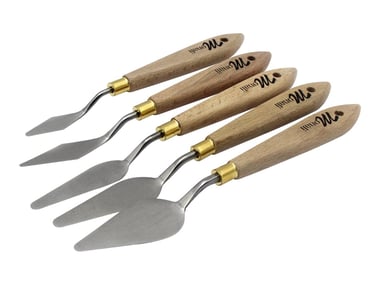 5 couteaux à peindre - Monali