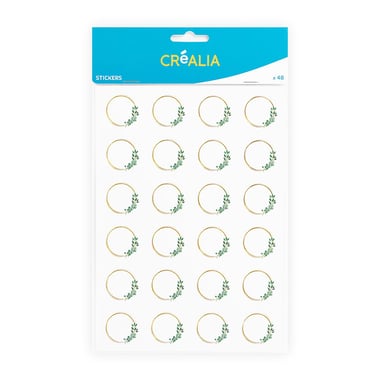 Stickers ronds végétaux – Créalia