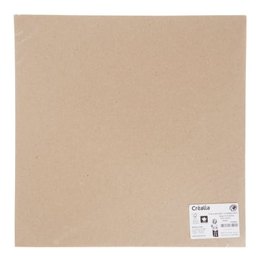 Lot de 5 feuilles kraft - Créalia - Beige – 30 x 30 cm