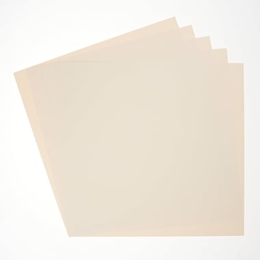 Lot de 5 feuilles – 30 x 30 cm – Nude uni - Créalia
