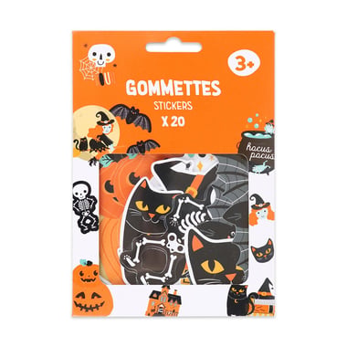 20 Gommettes géantes Halloween - Créalia