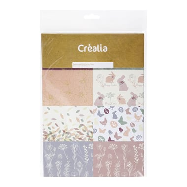 Bloc de feuille A4 motif Pâques 24 feuilles - Créalia 