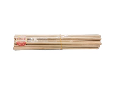 Lot 20 sticks ronds en bois - Ø1 cm - Créalia