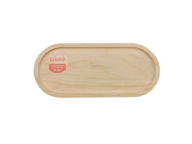 Coupelle ovale en bois - 25x11 cm - Créalia