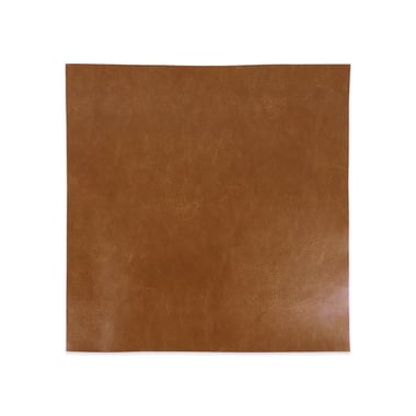 1 coupon épais lisse - 30X30 - camel naturel - Créalia