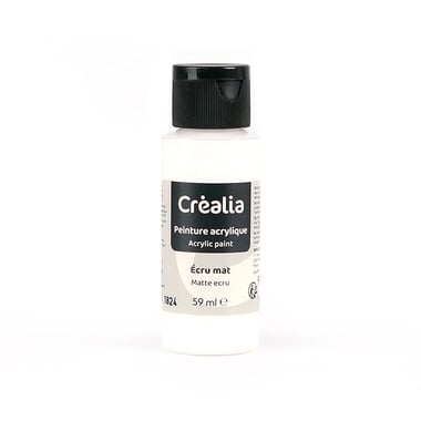 Flacon de peinture acrylique Créalia - 59 ml - Écru mat