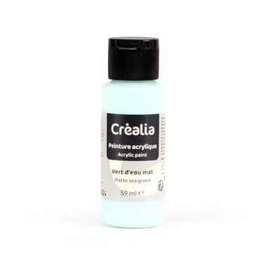 Flacon de peinture acrylique Créalia - 59 ml - Vert d’eau mat