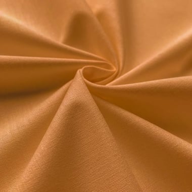Coupon de tissu en coton uni Domotex - 75 x 50 cm - Safran