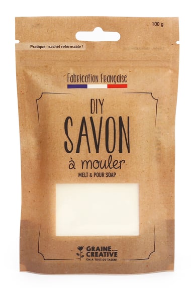 Pain de savon - Opaque - Blanc