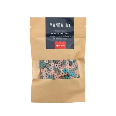 Mélange de perles Heishi et de breloques - Mandalay