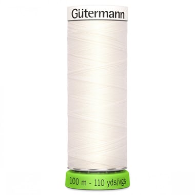 Fil à coudre Gütermann - RPET - Blanc cassé n°111
