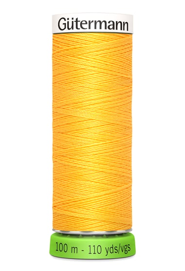 Fil à coudre Gütermann - RPET - Jaune n°417