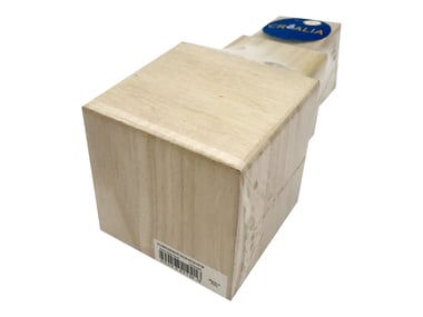 Set de 3 cubes en bois naturel - Créalia