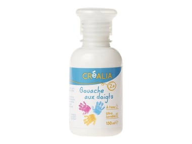 Gouache aux doigts - 150 ml - blanc