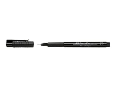 Feutre Faber-Castell - Pointe fine S 0,3 mm - noir - Pitt Artist Pen