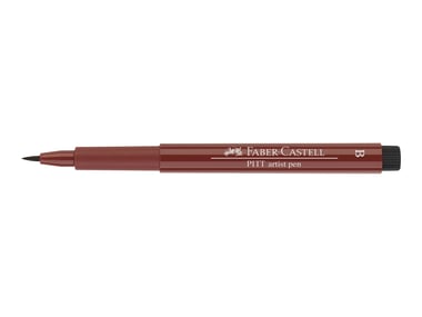 Feutre Faber-Castell - Pointe brush B - rouge indien - Pitt Artist Pen