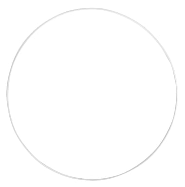 Anneau en métal blanc Rayher - 60cm