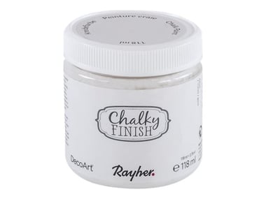 Peinture craie - blanc - 118ml