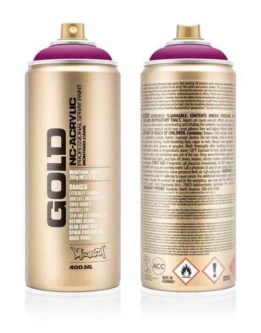 Bombe de peinture Acrylique GOLD Cherry Blossom G3150 - 400 ml - Montana
