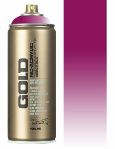 Bombe de peinture Acrylique GOLD Transparent Cherry Blossom T3150 - 400 ml - Montana