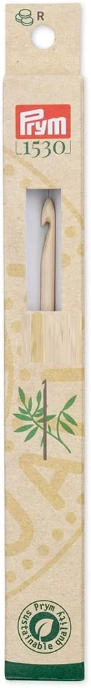 Prymco - Crochets pour laine n°5 - bambou - 15 cm