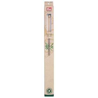 Prymco - Aiguilles àtricoter n°3 - bambou - 33 cm
