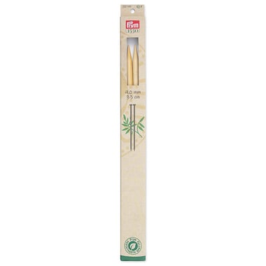 Aiguilles à tricoter bambou  33 cm 5,00 mm