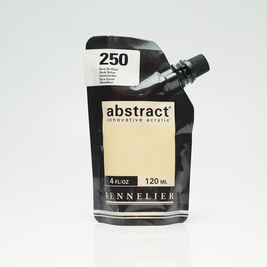 Tube 120 ml de peinture acrylique Sennelier - Abstract - Ocre De Chair n°250 - Fine - Opaque